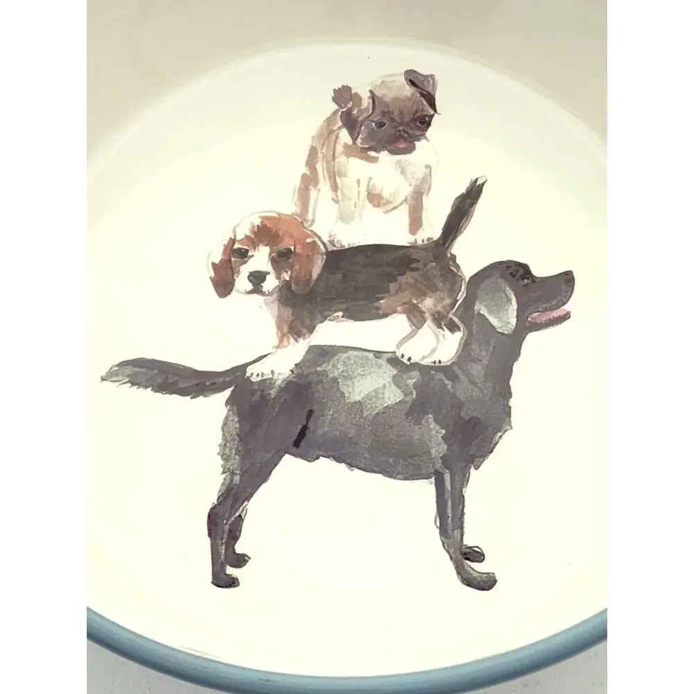 Dog Bowl-TAG-Ceramic-Large-Various Dog Breeds-